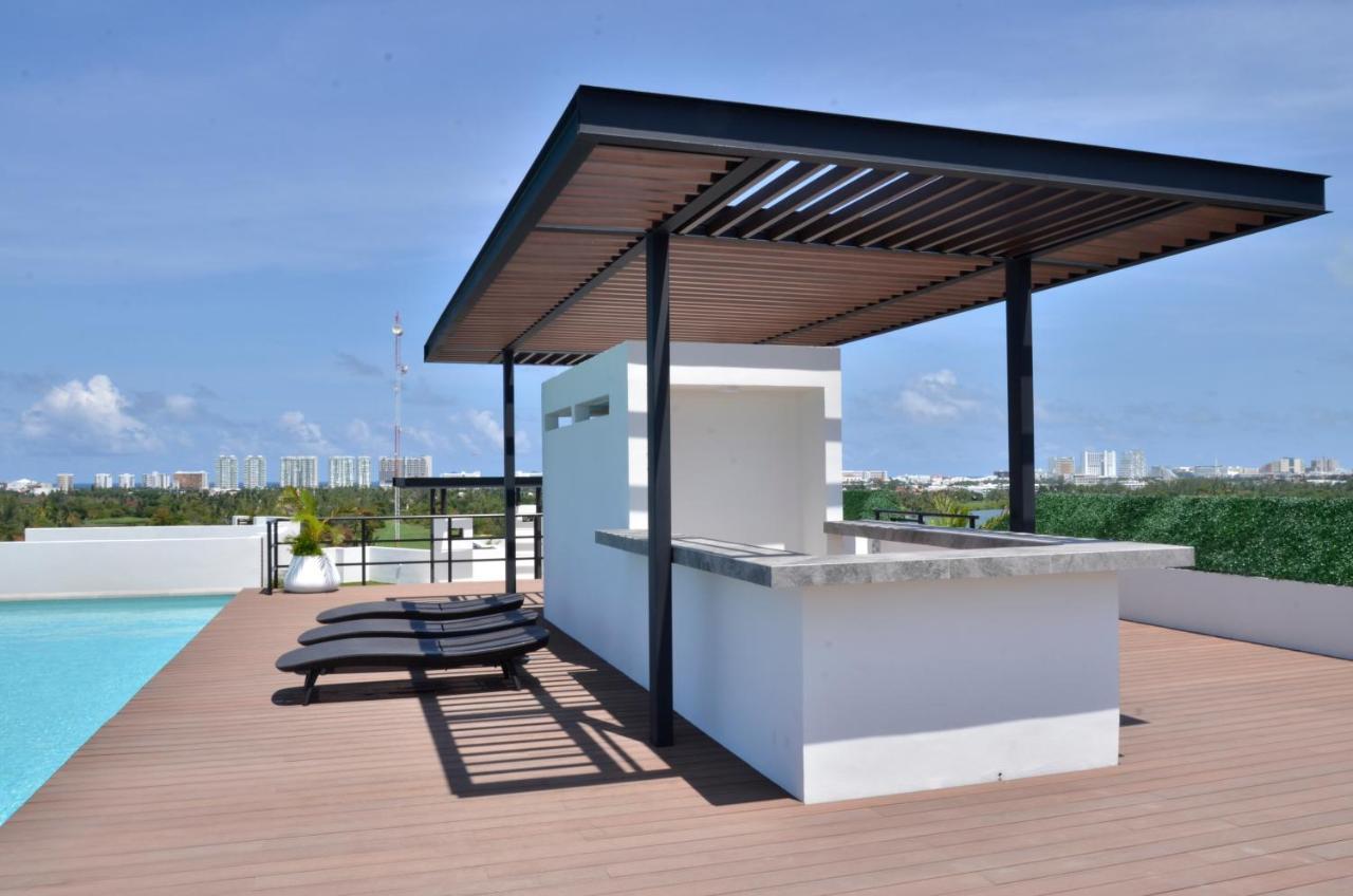 Takh Sea View Apartment Cancún Exterior foto